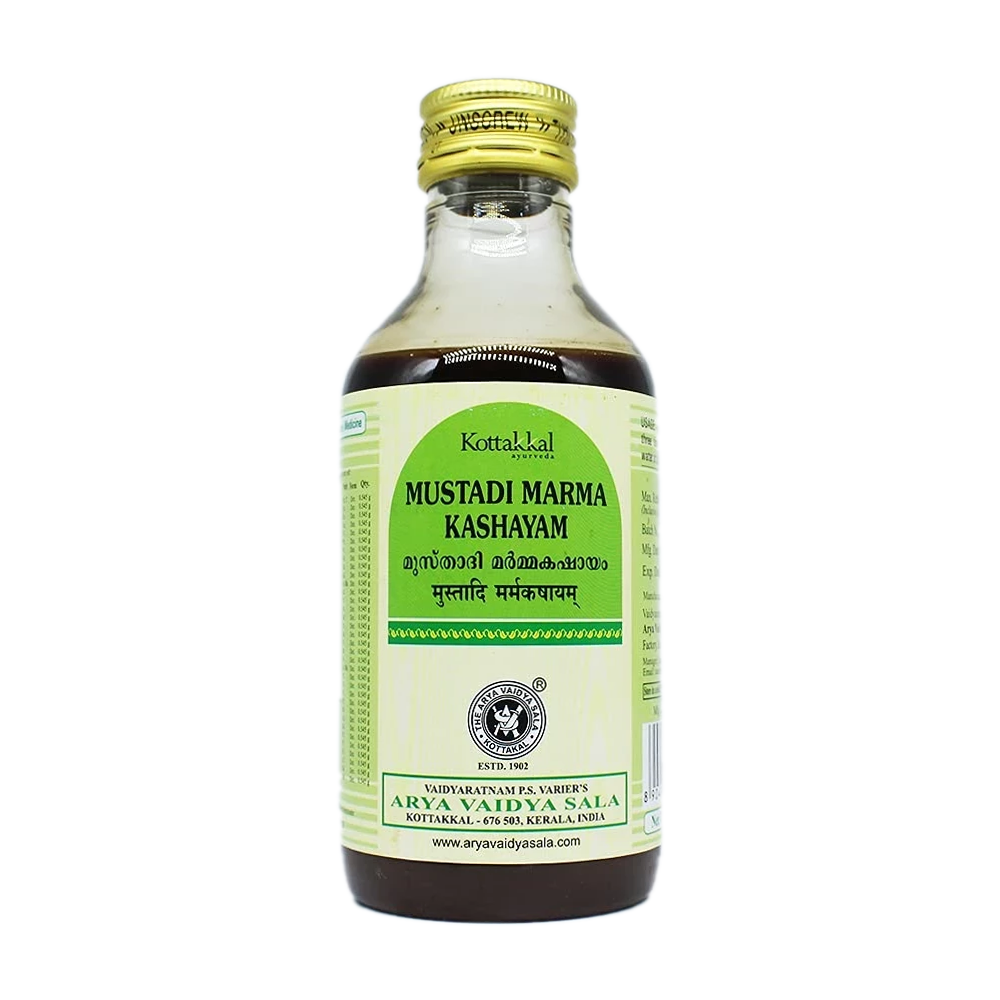Kottakkal Arya Vaidyasala Mustadi Marma Kashayam, 200 ml-1.webp